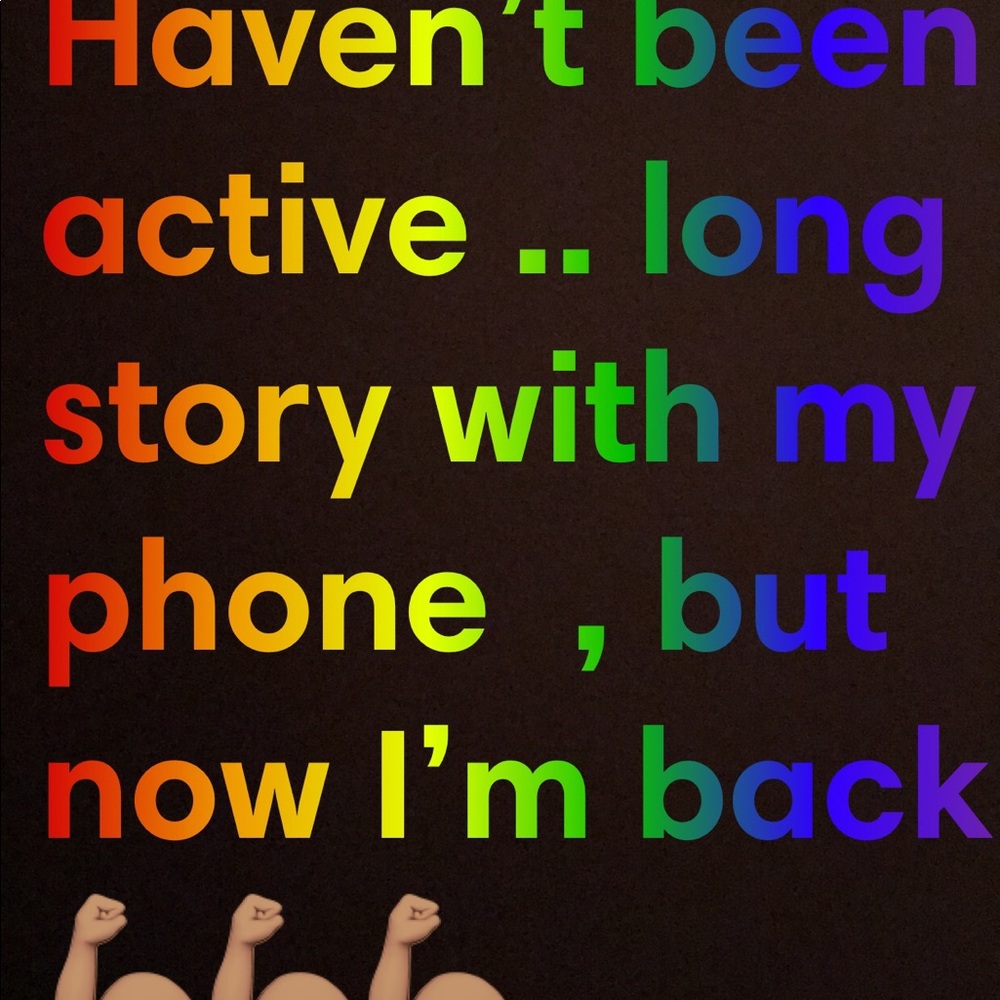 I’m backkkkkk